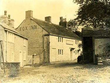 The Fox Inn and adjacent house, Brookbottom